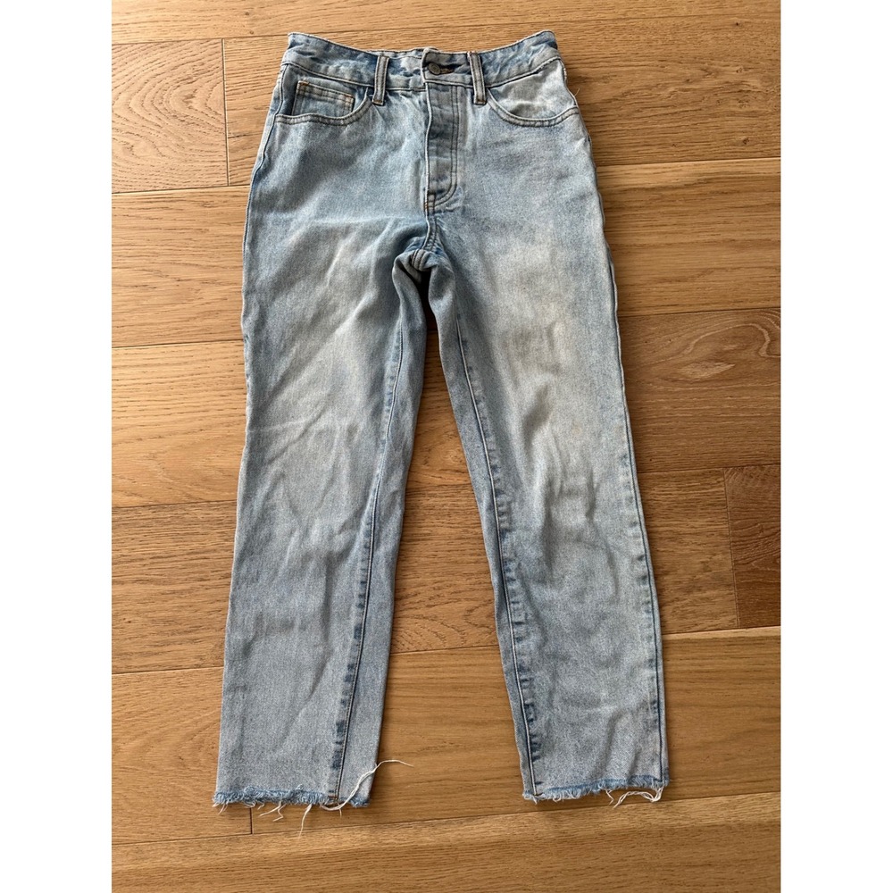 Brandy Melville J. Galt Light Wash Straight Leg Jeans - Size S